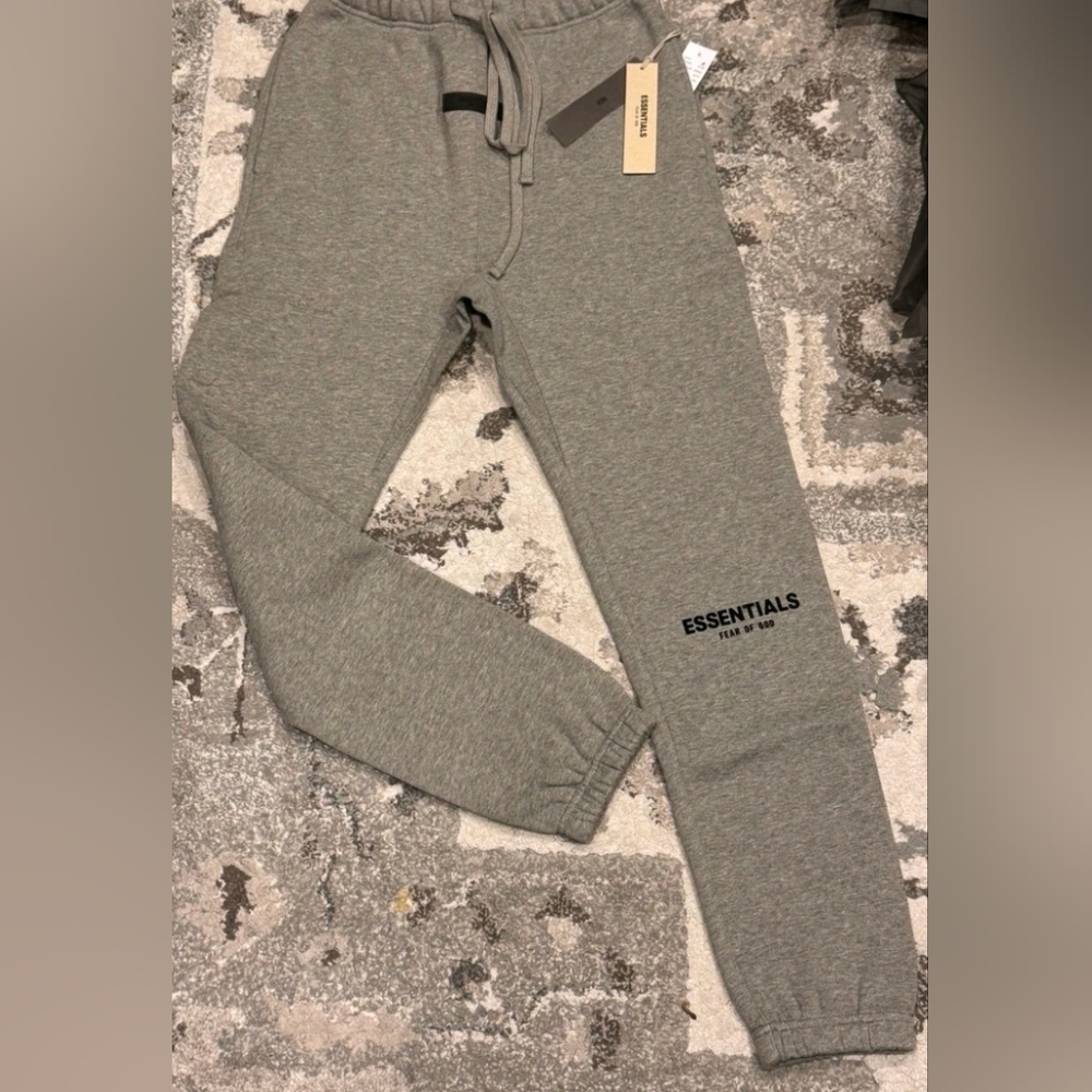 Fear of God Essentials Dark Oatmeal Sweatpants
